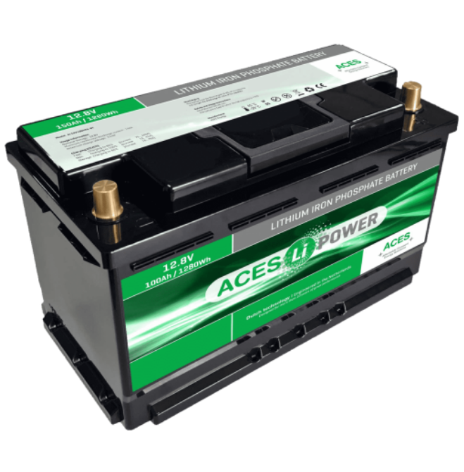 Aces Lithium HFA 12V 100Ah Batterie AL12V100HFAS-BT